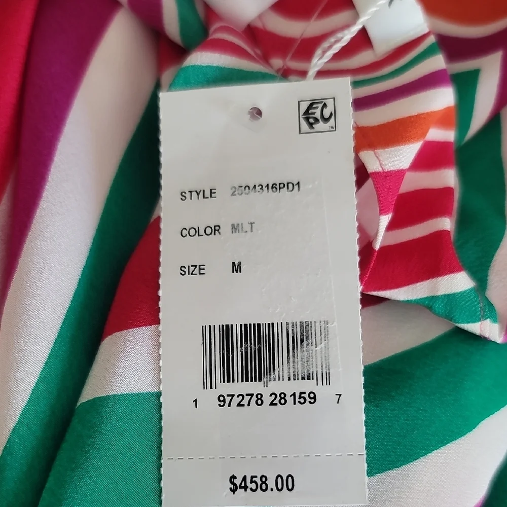 Trina Turk Jalani Maxi Caftan Dress - Sur Mer - Picture 8 of 9